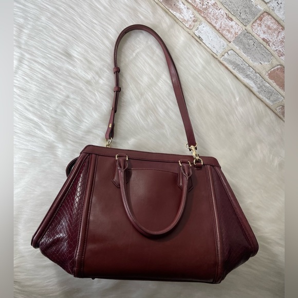 Brahmin Arden Satchel Tart Croc Embossed Leather - Picture 9 of 15